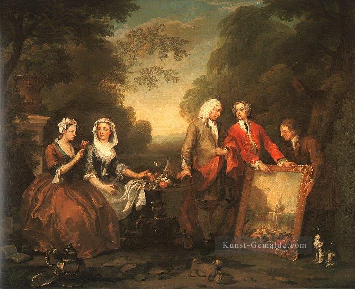 Die Fountaine Familie William Hogarth Ölgemälde